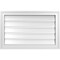 Ekena Millwork Vertical Surface Mount PVC Gable Vent: Functional, w/ 2"W x 1-1/2"P Brickmould Frame, 28"W x 18"H GVPVE28X1802SF - alternate 1